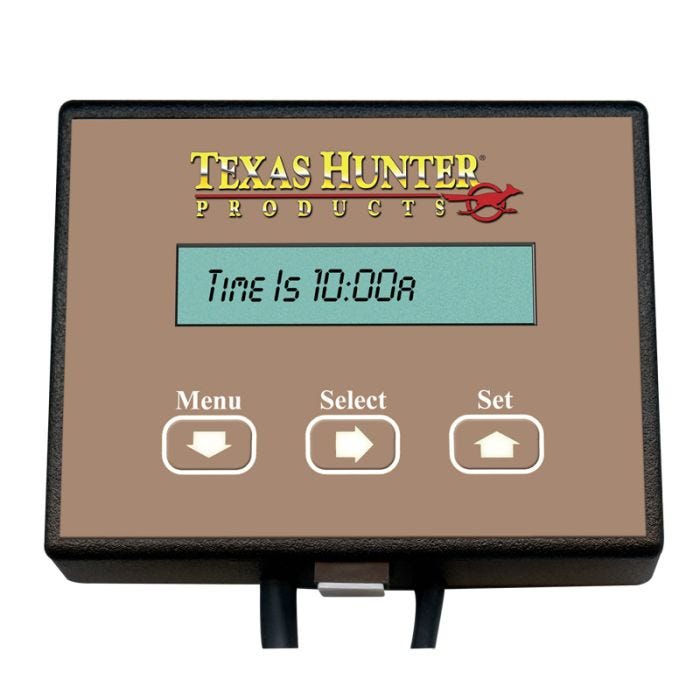 Texas Hunter Premium Digital Timer for Hide A Way Stand Fill Wildlife Feeders