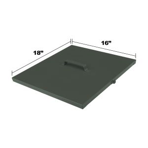 Replacement Lid Dimensions for DF125, LM 135 & LM 175 Fish Feeders