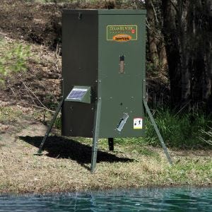 Texas Hunter 175 lb. Lake & Pond Fish Feeder with Adjustable Legs