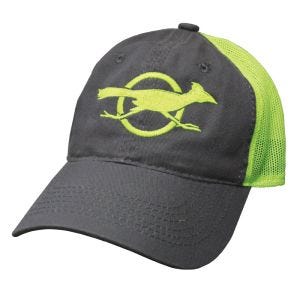 Texas Hunter Charcoal/Neon Yellow Mesh Back Cap with Road Runner Logo